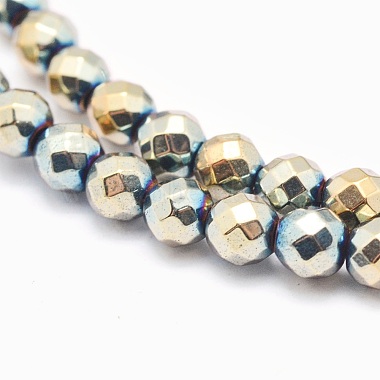 Chapelets de perles en hématite synthétique sans magnétiques(G-L486-B-19)-2