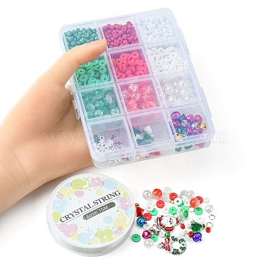 набор для изготовления рождественских браслетов своими руками(DIY-YW0006-86)-3