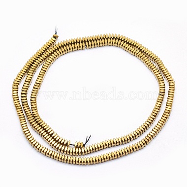 Electroplate Non-magnetic Synthetic Hematite Beads Strands(G-L489-D05)-3