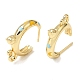 Brass Enamel Stud Earrings(KK-CBA8324-23G-04)-4