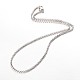 304 Stainless Steel Rolo Chain Necklaces(X-NJEW-JN01228-02)-2