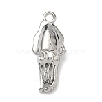 Ocean Theme 304 Stainless Steel Pendants, Stainless Steel Color, Jellyfish, 24x10x6mm, Hole: 1.8mm(STAS-I367-02P-08)