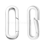 Elite 925 Sterling Silver Spring Gate Ringsed, 925 Sterling Silver Plated, 20x7x2mm(FIND-PH0021-77A)