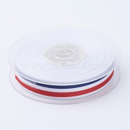 Grosgrain Polyester Ribbons for Gift Packings, Colorful, 1 inch(25mm)(SRIB-P010-25mm-01)