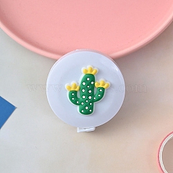 Plastic Tape Measure, Soft Retractable Sewing Tape Measure, for Body, Sewing, Cactus, 52mm(PW-WG99676-07)