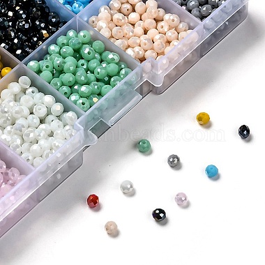 Perles de verre galvanisées 10 couleurs(EGLA-X0006-01E-4mm)-4