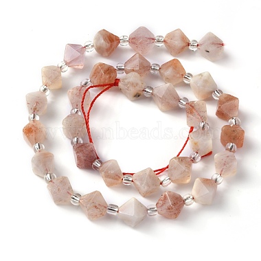 Natural Sunstone Beads Strands(G-J390-A01)-3