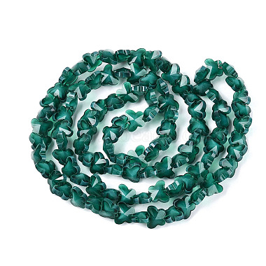 opak Glasperlenstr&auml;nge(GLAA-N073-01E)-2