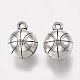 Tibetan Style Alloy Charms(TIBEP-T052-32AS-RS)-1