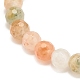 Bracelet extensible en perles rondes en autre jade naturel(BJEW-JB08244-01)-5