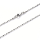304 Stainless Steel Coreana Chain Necklace(NJEW-S420-006B-P)-1