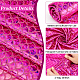 Sparkly Hologram Spandex Mermaid Printed Fish Scale Fabric(DIY-WH0622-023B)-4