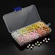 1 boîte style mixte perles perles de verre ronde(HY-X0001-B)-3