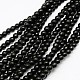 1 Strand Dyed Black Round Synthetic Turquoise Beads Strands(X-TURQ-G106-6mm-02C)-1