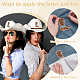 12Pcs Polyester Clothing Patches(PATC-FG0003-38)-3
