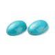 Craft Findings Dyed Synthetic Turquoise Gemstone Flat Back Cabochons(TURQ-S276-13x18mm-01)-2
