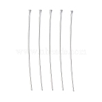 Iron Flat Head Pins, Nickel Free, Silver, 50x0.8mm, Head: 2mm(X1-IFIN-HP5.0cmCY-S-NF)