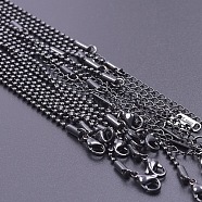 2MM Unisex 304 Stainless Steel Ball Chains Necklaces(YT0712-4)