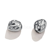 304 Stainless Steel Beads, Oval, Stainless Steel Color, 6x5x5mm, Hole: 1.6mm(STAS-M071-01I-P)