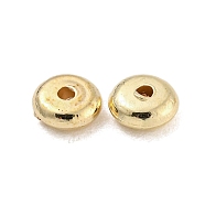 CCB Plastic Spacer Beads, Flat Round, Golden, 5x2mm, Hole: 1.2mm(CCB-L014-02C-G)