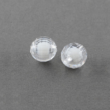 20mm Clear Round Acrylic Beads