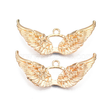 Light Gold Wing Alloy Pendants