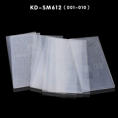 Plastic Nail Stamping Plates(MRMJ-G002-12F)-2