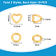 20Pcs 2 Style 304 Stainless Steel Linking Ring(STAS-UN0045-88)-4