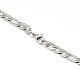 Fashionable 304 Stainless Steel Figaro Chain Necklaces for Men(STAS-A028-N017P)-3