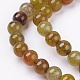 Natural Crackle Agate Stone Bead Strands(G-R193-16-6mm)-3