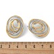 304 Stainless Steel Stud Earrings for Women(STAS-Z117-01GP)-5