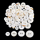 Nbeads 64Pcs 4 Style Natural Freshwater Shell Buttons(BUTT-NB0001-69)-1