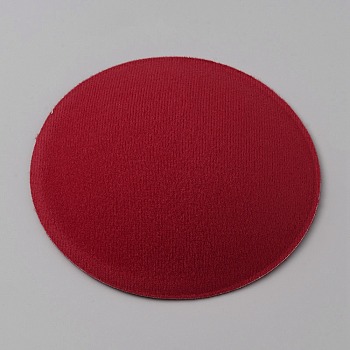 EVA Cloth Round Fascinator Hat Base for Millinery Magic, FireBrick, 110x3mm