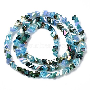 Electroplate Glass Beads Strands(X-EGLA-N002-06C)-2
