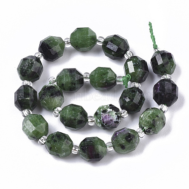 Natural Ruby in Zoisite Beads Strands(G-R462-08)-2