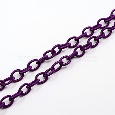 DarkViolet Elastic Fibre Cross Chains Chain