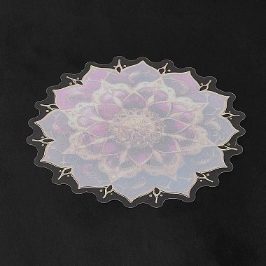 Mandala PET Round Self Adhesive Decorative Stickers(DIY-K069-02C)-3