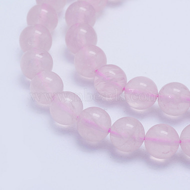 Natural Brazil Rose Quartz Beads Strands(G-L478-35-8mm)-2