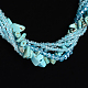 Synthetic Turquoise  Multi-strand Necklaces(NJEW-L143-01)-2
