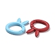 Spray Painted Alloy Spring Gate Rings(X-FIND-I031-01)-3