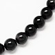 Grade AA Natural Obsidian Round Beads Strands(G-L275-03-14mm)-1