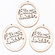 Undyed Natural Wooden Big Pendants(WOOD-N007-115)-1