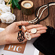 6Pcs Adjustable Braided Waxed Cord Macrame Pouch Necklace Making(FIND-YS0001-10)-6