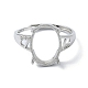 Adjustable 925 Sterling Silver Ring Components(STER-K179-38P)-2