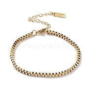 316 Surgical Stainless Steel Box Chain Bracelet, Golden, 6-5/8 inch(16.7cm)(BJEW-M305-06G)