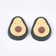 Resin Decoden Cabochons, Avocado, Wheat, 19x15x9mm(CRES-T010-95)