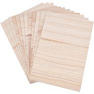 Wooden Karate Breaking Boards, Professional Breakable Taekwondo Kick Boards, Martial Arts Perfomance Accessories, Blanched Almond, 296x200x3.5mm(WOOD-WH0027-51A)