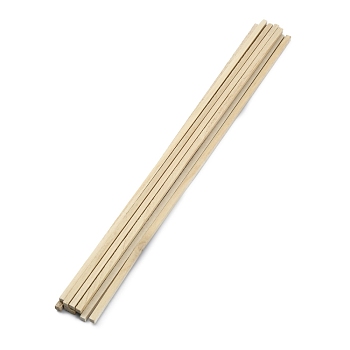 Square Fortune Paulownia Wood Craft Stick, Wooden Dowel Rod, Cuboid, for Sand Table, Toy Supplies, BurlyWood, 30x0.4x0.4cm