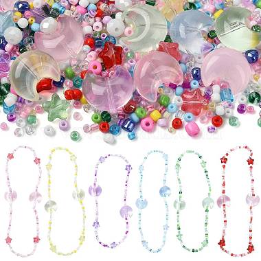 brins de perles de verre de styles mixtes(EGLA-FS0002-63A)-2