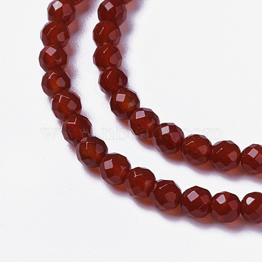 Natural Carnelian Beads Strands(G-F596-12A-4mm)-3